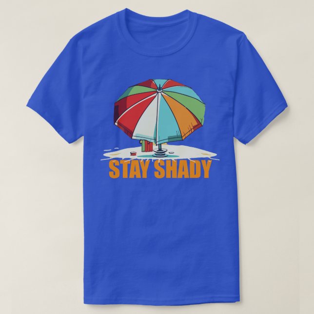 T-shirt Parapluie Stay Shady Beach (Design devant)