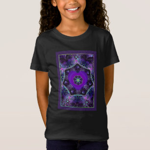 T-Shirt Parapluie violet & coeurs .7