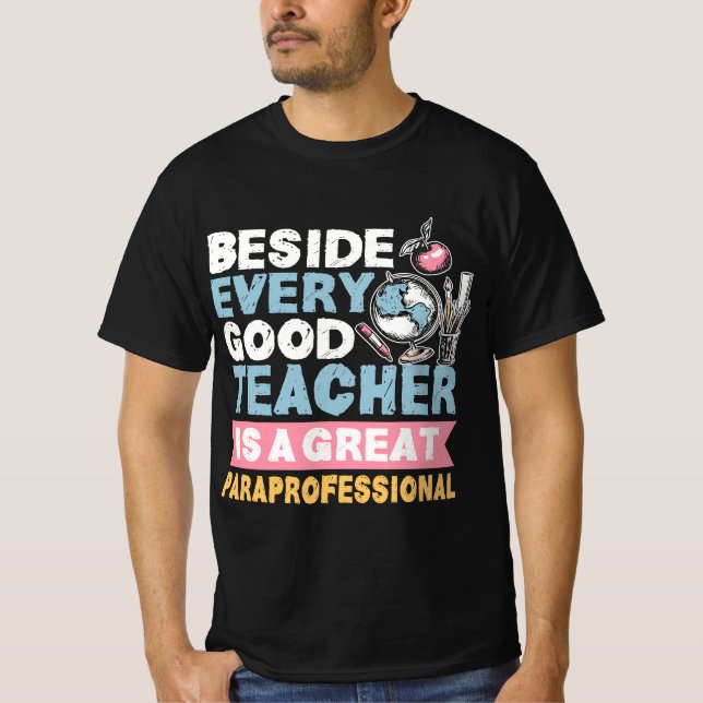 T-shirt Paraprofessional Paraeducator Teacher's Assistant  (Devant)