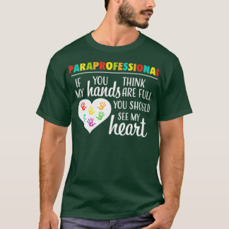 T-shirt Paraprofessional Teacher Assistant Cute School