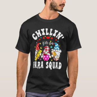 T-shirt Paraprofessionnel Para Squad Gnomes de Noël qui se