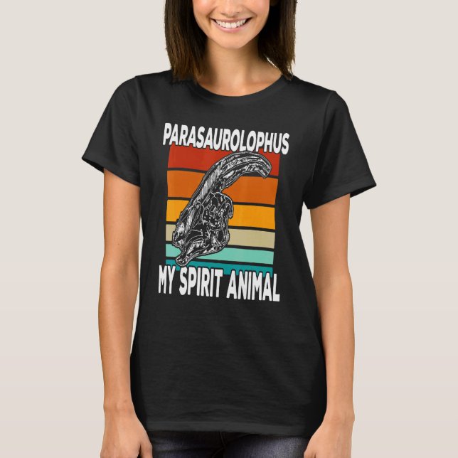 T-shirt Parasaurolophus Is My Spirit Animal  Kids (Devant)