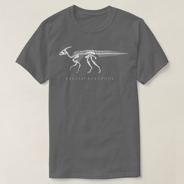 T-shirt Parasaurolophus Skeleton célèbre Dinosaur Bones Ki (Design devant)
