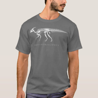 T-shirt Parasaurolophus Skeleton célèbre Dinosaur Bones Ki