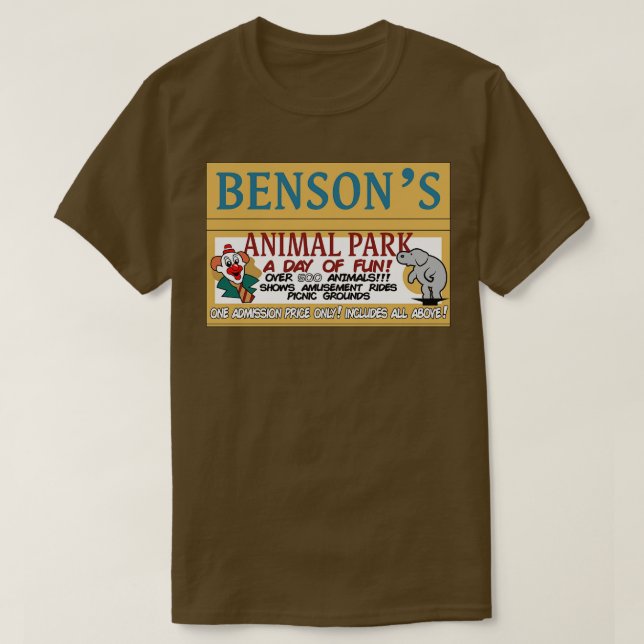 T-shirt Parc animalier de Bensons (Design devant)