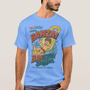 T-shirt Parc aquatique de style années 80 BANZAI ORLANDO,