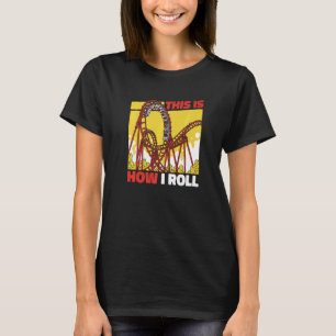T-shirt Parc d'attractions Roller Dessous de verre Dessous
