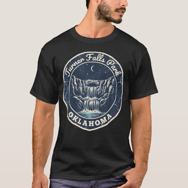 T-shirt Parc de Turner Falls Oklahoma Cascade Nature (Devant)