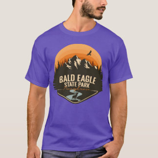 T-shirt Parc d'État Bald Eagle Pennsylvanie PA Camping ret