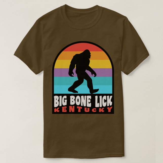 T-shirt Parc d'état Big Bone Lick Kentucky Bison (Design devant)
