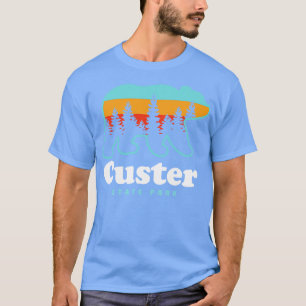 T-shirt Parc d'état Custer Camping Dakota du Sud Ours