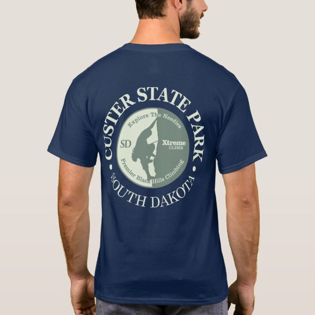 T-shirt Parc d'état de Custer (CLB) (Dos)
