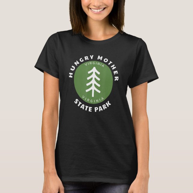 T-shirt Parc d'état de la faim Virginia VA Forest Tree B (Devant)