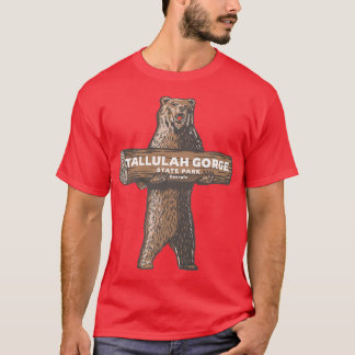T-shirt Parc d'état de la gorge de Tallulah Géorgie GA Bea