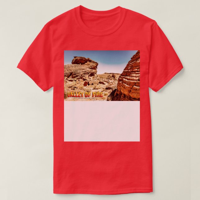T-shirt Parc d'état de la vallée du feu 3 (Design devant)