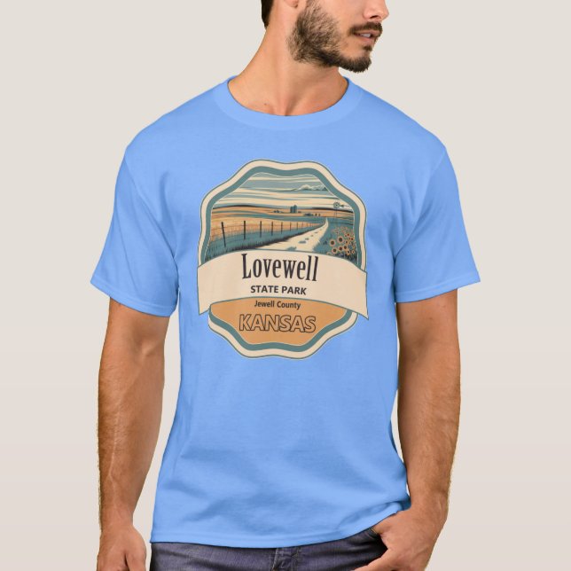 T-shirt Parc d'État de Lovewell1 (Devant)