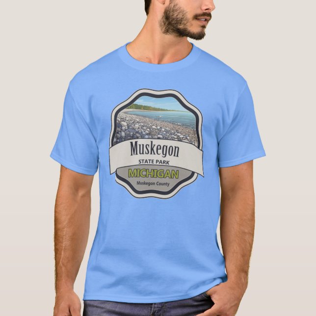 T-shirt Parc d'État de Muskegon (Devant)