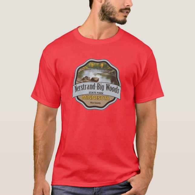 T-shirt Parc d'État de Nerstrand Big Woods (Devant)