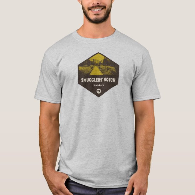 T-shirt Parc d'état de Notch State Park Vermont (Devant)