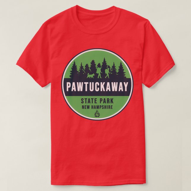 T-shirt Parc d'état de Pawtuckaway Heraldic (Design devant)