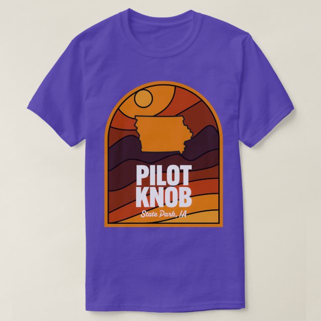 T-shirt Parc d'état de Pilot Knob Iowa (Design devant)