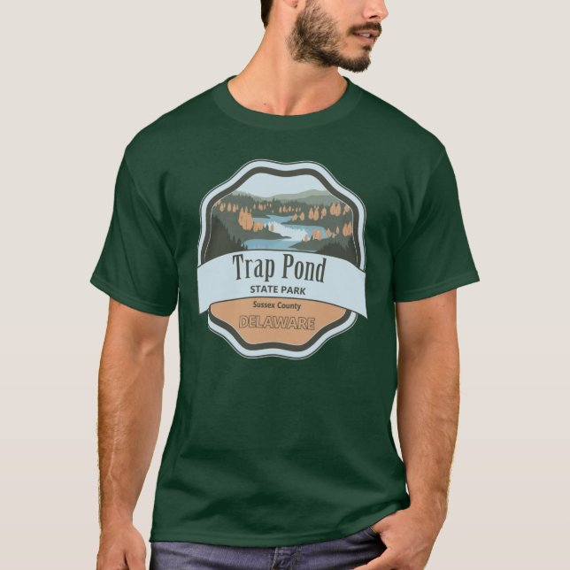 T-shirt Parc d'État de Trap Pond (Devant)