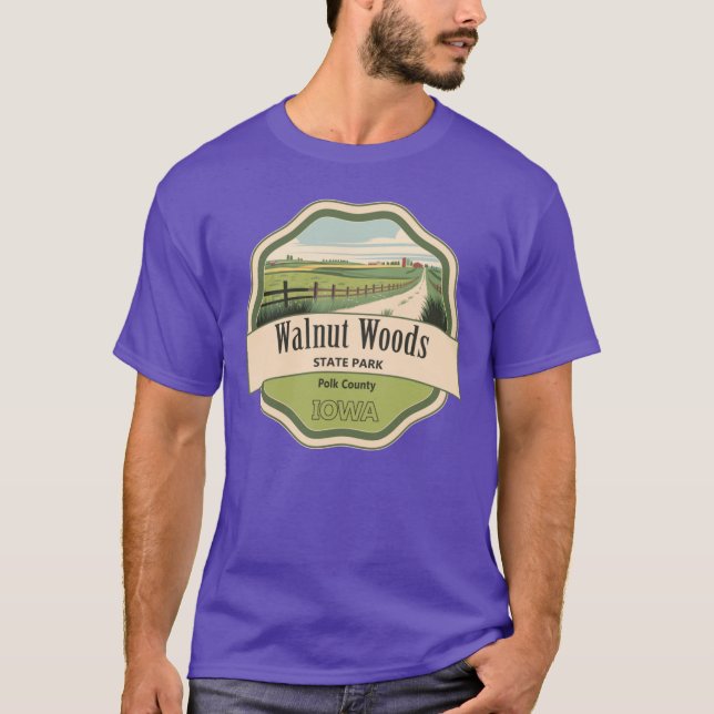 T-shirt Parc d'État de Walnut Woods (Devant)