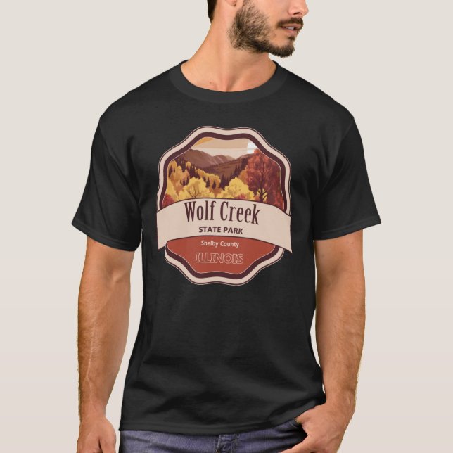 T-shirt Parc d'État de Wolf Creek1 (Devant)