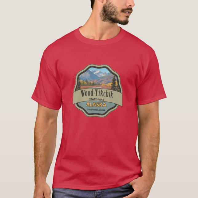 T-shirt Parc d'État de Wood-Tikchik (Devant)
