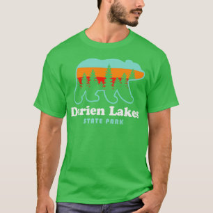 T-shirt Parc d'état des lacs Darien Camping Ours Pêche Ran