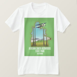 T-shirt Parc d'État des séquoias de Jedediah Smith