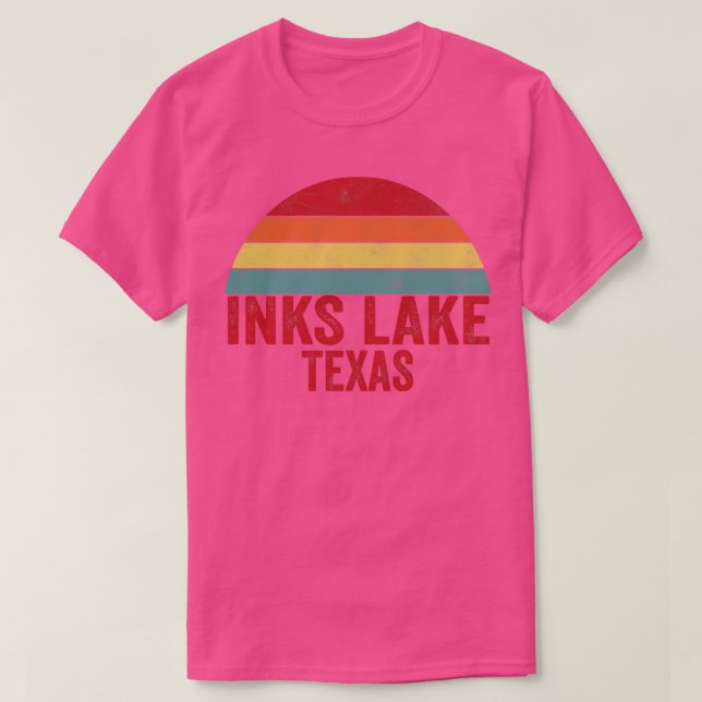 T-shirt Parc d'état d'Inks Lake Texas (Design devant)