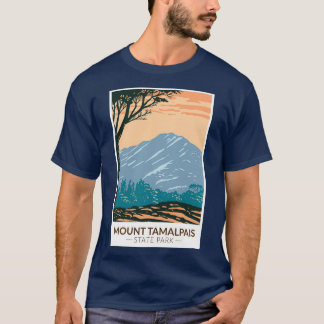 T-shirt Parc d'état du Mont Tamalpais Californie Vintage