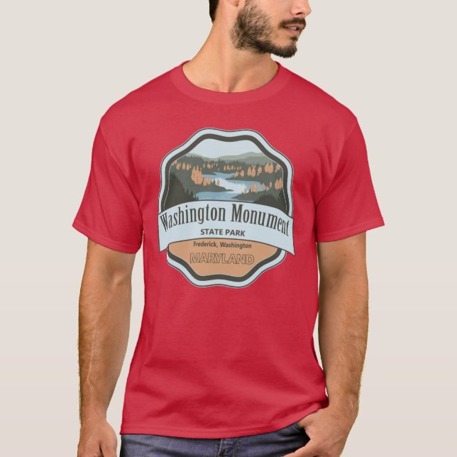 T-shirt Parc d'État du monument Washington Frederick (Devant)