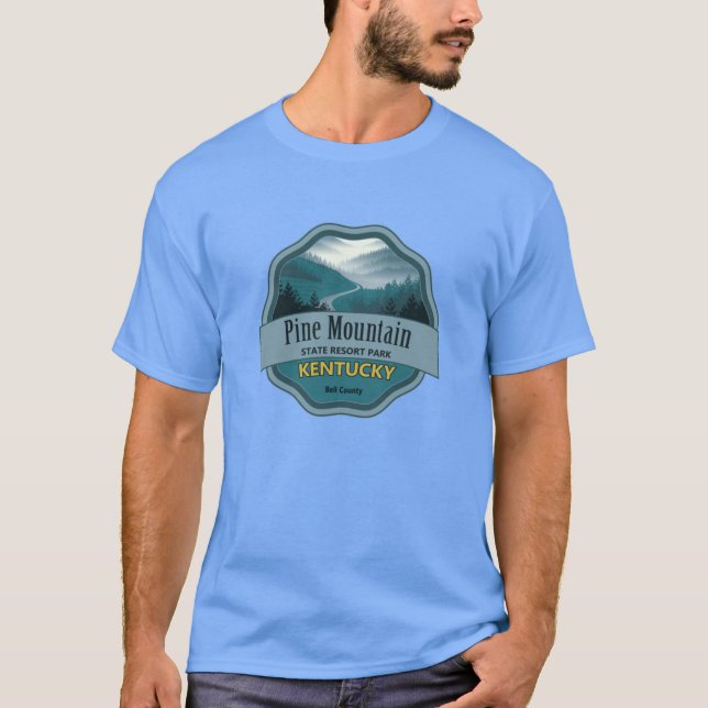 T-shirt Parc d'État et station de Pine Mountain (Devant)