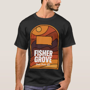 T-shirt Parc d'État Fisher Grove, Dakota du Sud