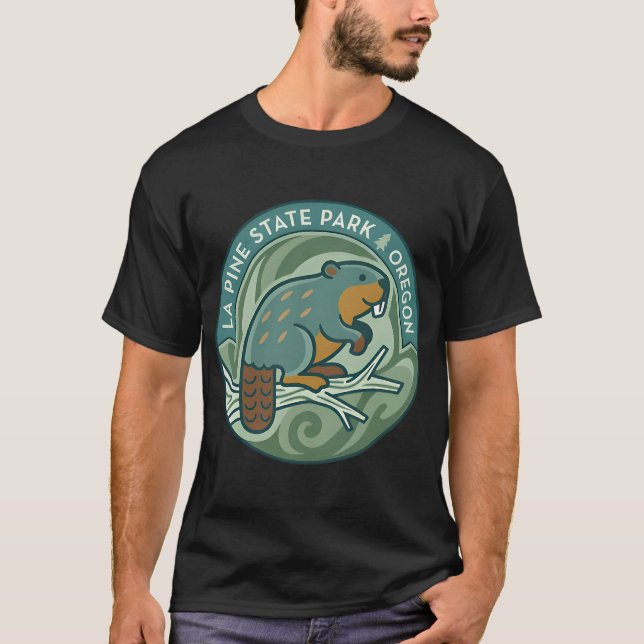 T-shirt Parc d'État La Pine (Devant)