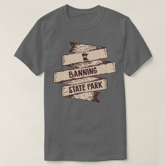 T-shirt Parc d'État Minnesota MN Forest Deer (Design devant)