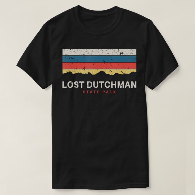 T-shirt Parc d'état perdu Dutchman Vintage Souvenirs (Design devant)
