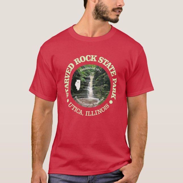 T-shirt Parc d'État Starved Rock (Devant)