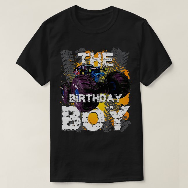 T-shirt Parc Famille De L'Anniversaire Du Monster Boy (Design devant)