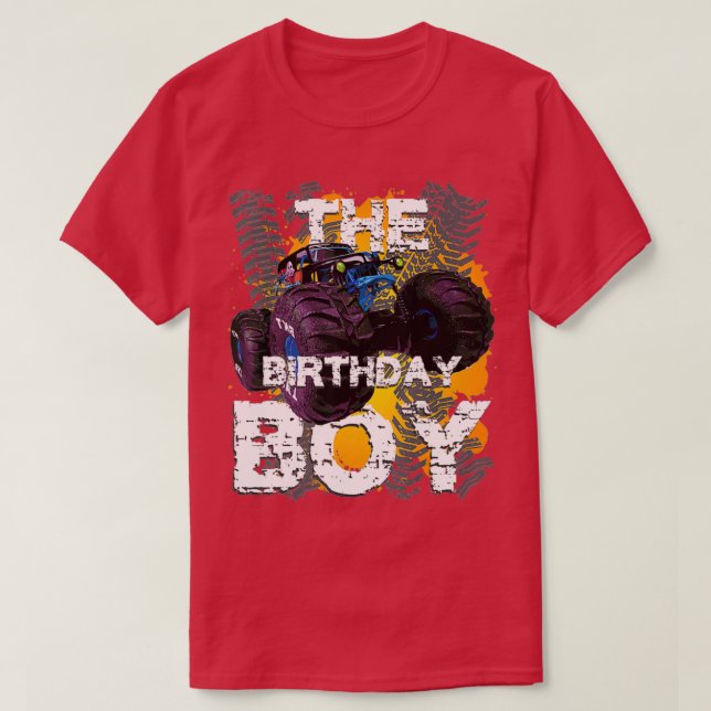 T-shirt Parc Famille De L'Anniversaire Du Monster Boy (Design devant)