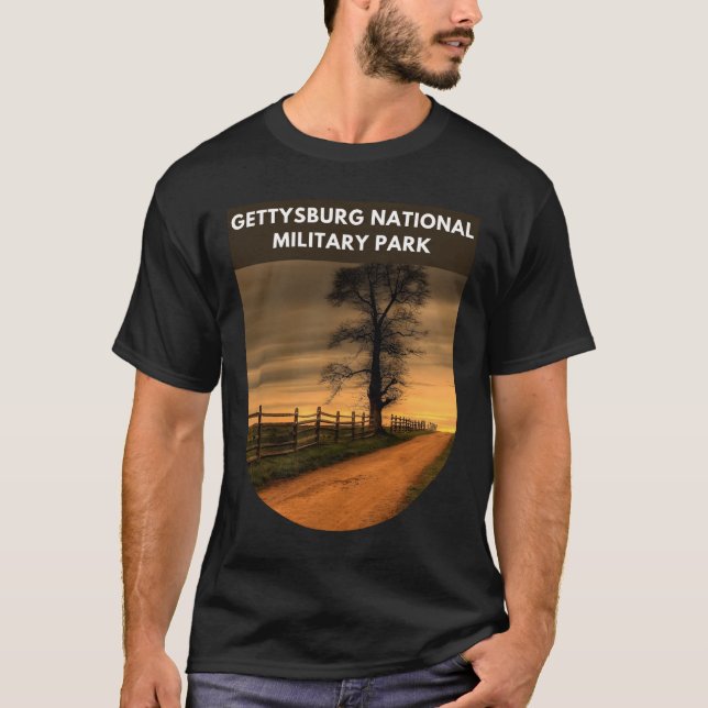 T-shirt Parc militaire national de Gettysburg (Devant)