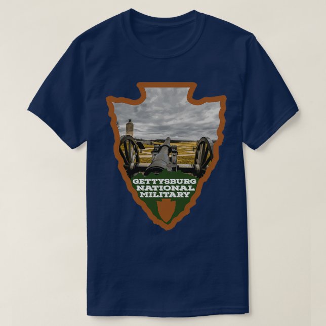 T-shirt Parc militaire national de Gettysburg  (Design devant)
