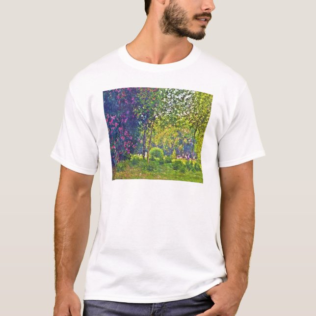 T-shirt Parc Monceau Claude Monet (Devant)