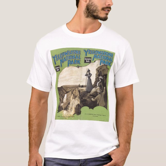 T-shirt Parc national 3 de Yellowstone (Devant)