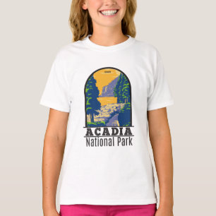 T-shirt Parc national Acadia Bar Harbour Ocean Path