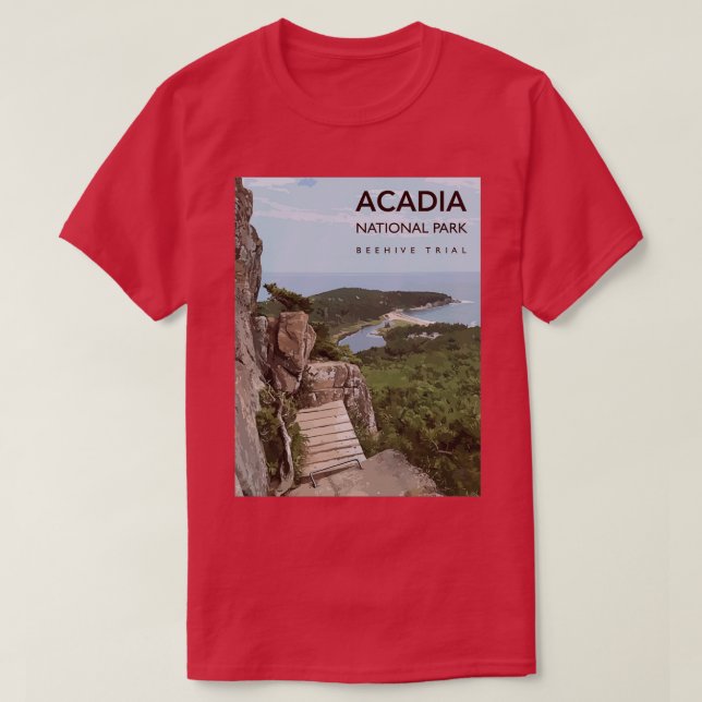 T-shirt Parc national Acadia Beehive (Design devant)