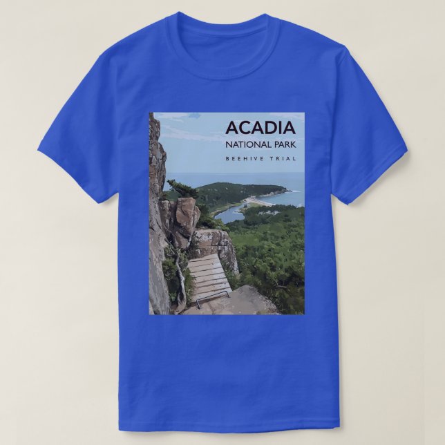 T-shirt Parc national Acadia Beehive 1 (Design devant)