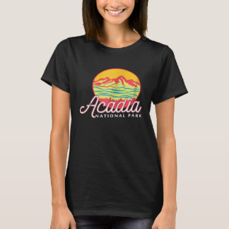 T-shirt Parc national Acadia Camping extérieur Randonnée T